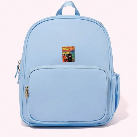 🤩Enamel Lapel Pins Oz Scream black Cat Cute Black Cat Van Gogh Art Brooch New🤩 - Picture 8 of 9